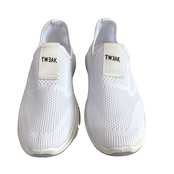 TWEAK BRAND ULTRA LIGHT WEIGHT RUNNING SPORTS WHITE SLIP-ON SNEAKERS SIZE EU 40 - Picture 3 of 14